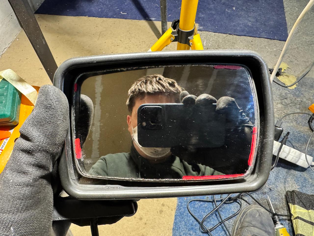 Mirrors - Volkswagen Golf Mk1 1974-1983 - Installation photo